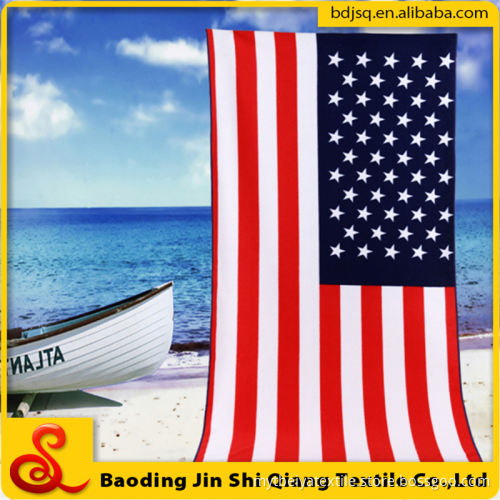 Cheap Custom 100% Microfiber Beach Towel With Printing